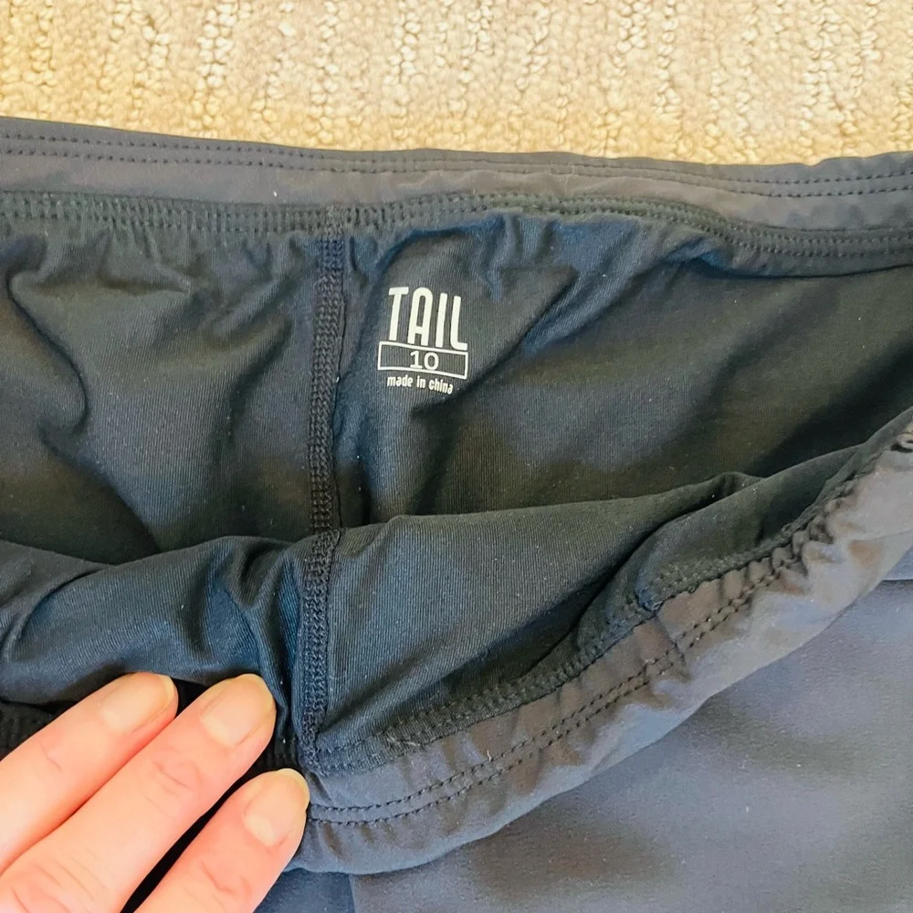 Tail Black Flounce Skort